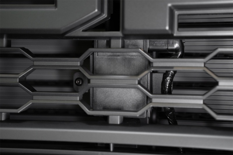 Ford Ranger Raptor Adaptive Cruise Control Relocation Kit - Addictive Desert Designs - Adjustable - Hammer Black - `24-`27